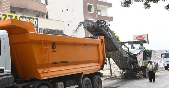 DULKADİROĞLU’NDA YOL YENİLEMELERİ DEVAM EDİYOR