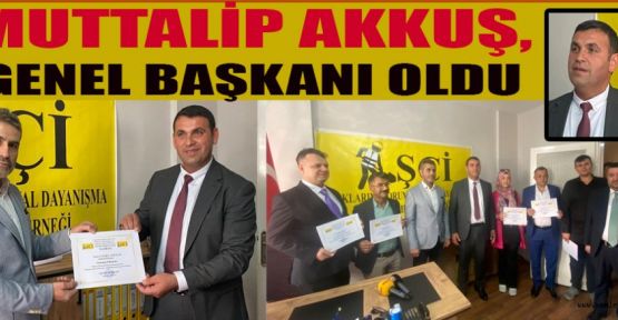 AKKUŞ, İŞÇİ HAKLARINI KORUMA DERNEĞİ GENEL BAŞKANI