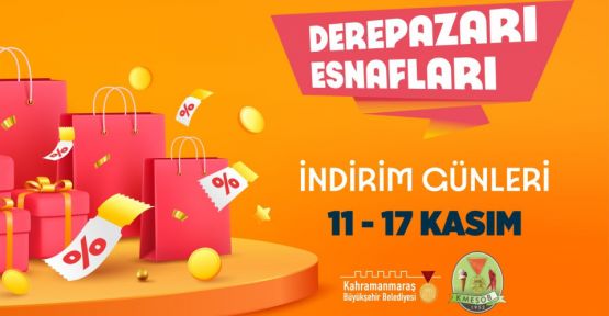 DEREPAZARI’NDA İNDİRİM GÜNLERİ BAŞLIYOR!