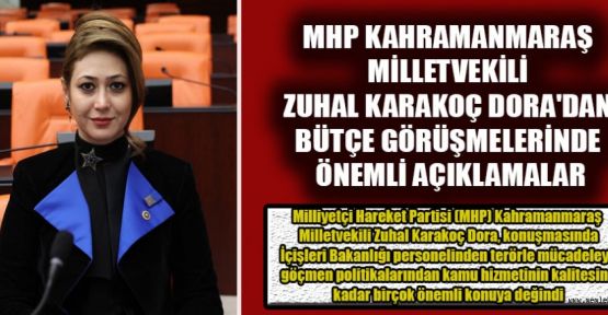 MHP MV. DORA'DAN ÇARPICI AÇIKLAMALAR