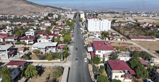 TÜRKOĞLU’NDA MAHİR ÜNAL CADDESİ YENİLENDİ