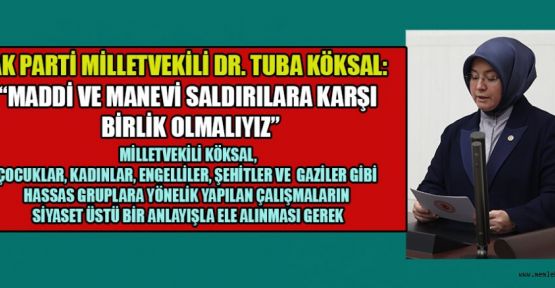 DR. KÖKSAL: ÇOCUKLARIMIZ GELECEĞİMİZİN GÜVENCESİDİR