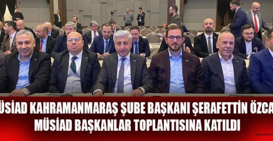 MÜSİAD BAŞKANI ÖZCAN, “BİRLİKTE DAHA GÜÇLÜYÜZ”