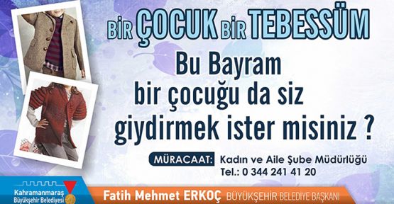 BİR ÇOCUK BİR TEBESSÜM KAMPANYASI