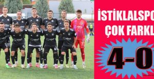 İSTİKLALSPOR FARKLI GALİP GELDİ: 4-0