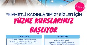 ONİKİŞUBAT BELEDİYESİ’NİN KADINLARA ÜCRETSİZ YÜZME KURSU