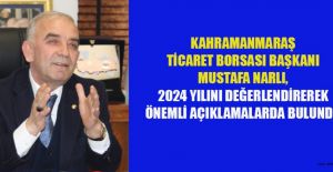 BAŞKAN NARLI: BAZI HEDEFLERE ULAŞTIK, BAZILARINI BAŞARAMADIK