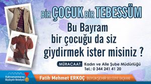 BİR ÇOCUK BİR TEBESSÜM KAMPANYASI