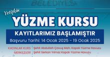 ONİKİŞUBAT BELEDİYESİNDEN YETİŞKİNLER İÇİN YÜZME KURSU